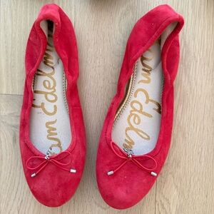 Sam Edelman Scarlet Red Flats